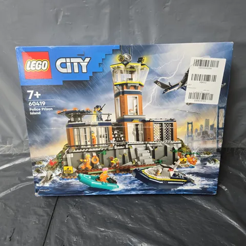 LEGO CITY POLICE PRISON ISLAND BUILDING TOY 60419