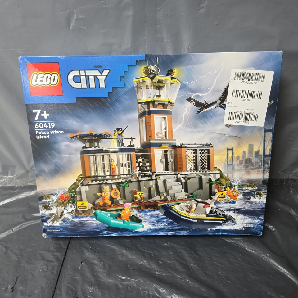 LEGO CITY POLICE PRISON ISLAND BUILDING TOY 60419