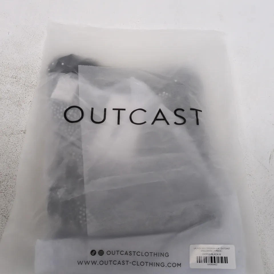 OUTCAST LAUREN MINI DRESS BLACK – OUTCAST EXCLUSIVES SIZE M (1 PIECE)