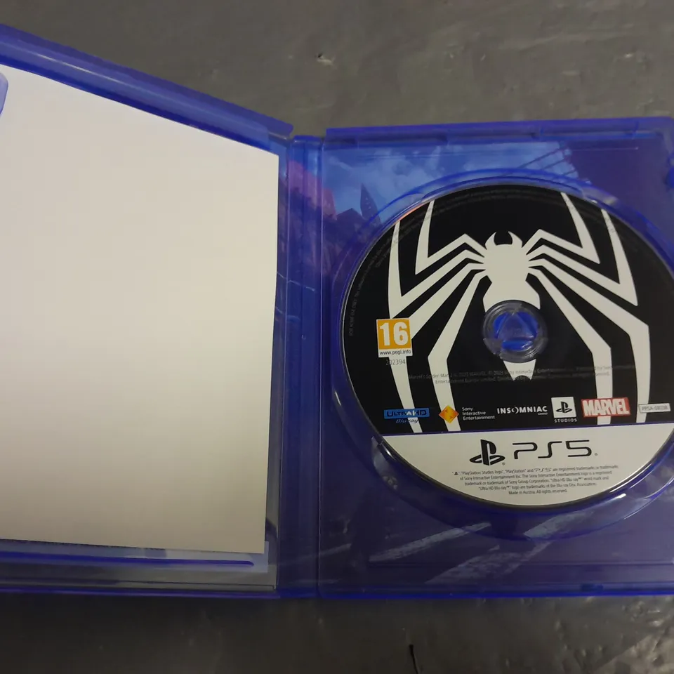 SPIDER MAN 2 FOR PS5