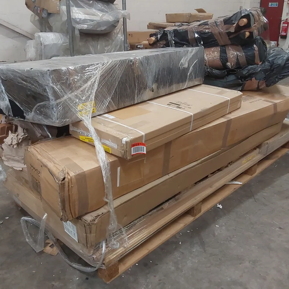 PALLET CONTAINING A VERY LARGE QUANTITY OF ASSORTED FURNITURE PARTS ECT 