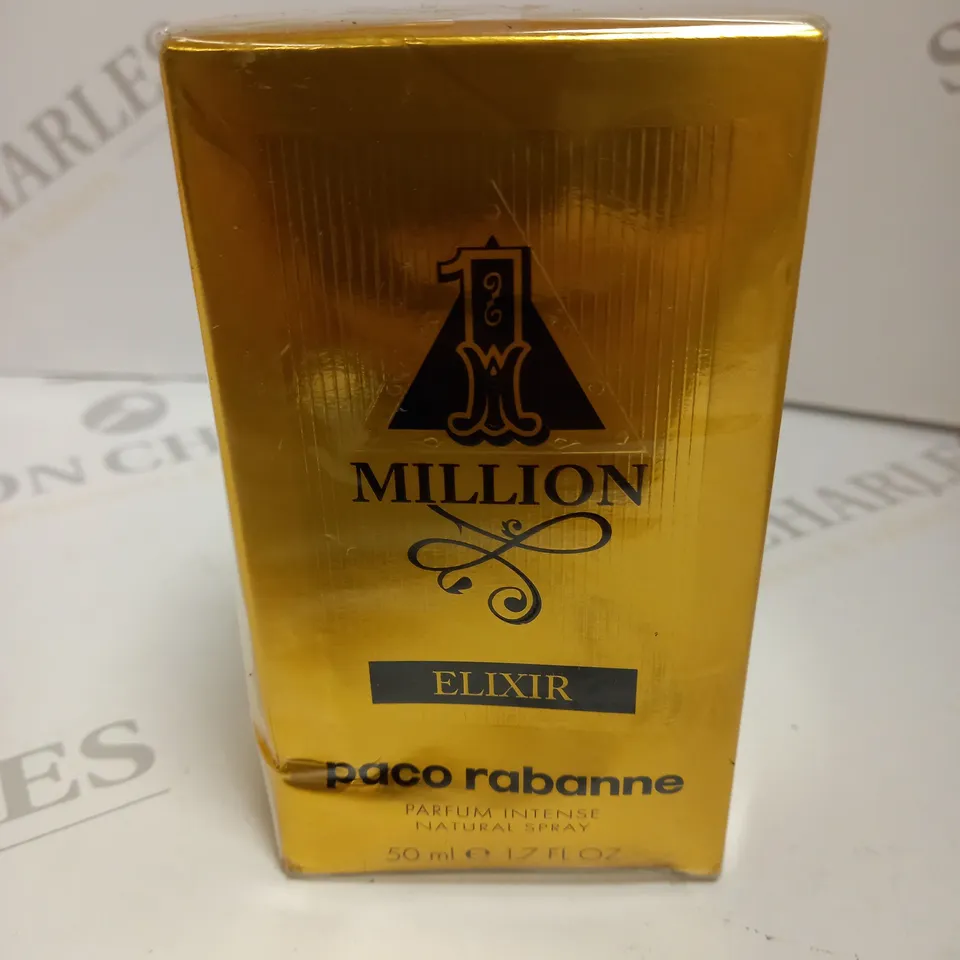 BOXED AND SEALED 1 MILLION PACO RABANNE ELIXIR PARFUM INTENSE 50ML