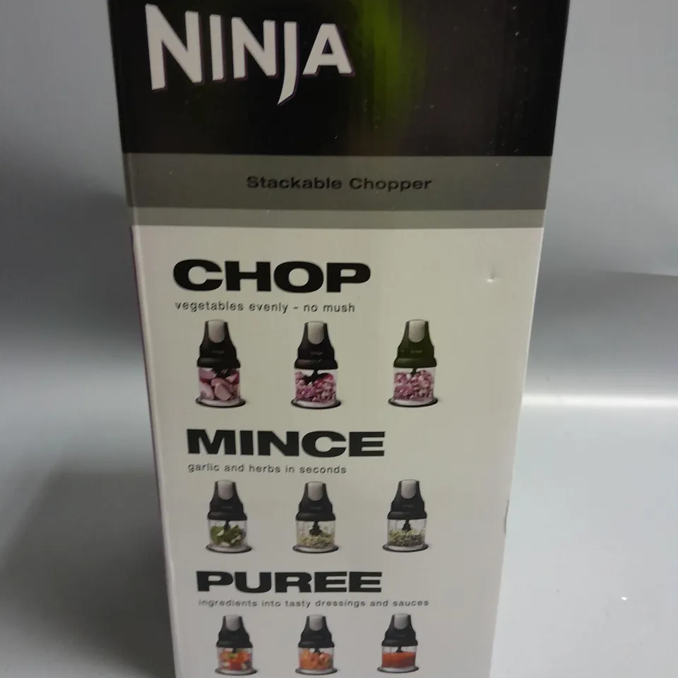 BOXED NINJA STACKABLE FOOD CHOPPER 