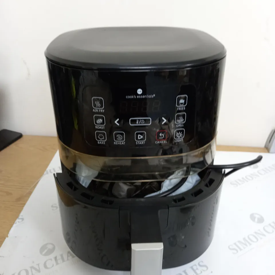 COOK'S ESSENTIALS 4L AIR FRYER - BLACK
