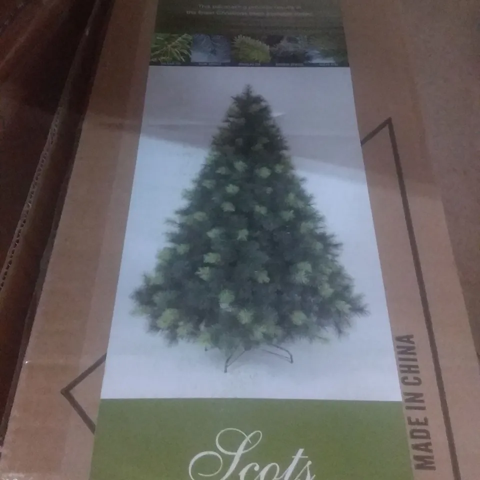 BOXED SCOTS PINE 150CM CHRISTMAS TREE 