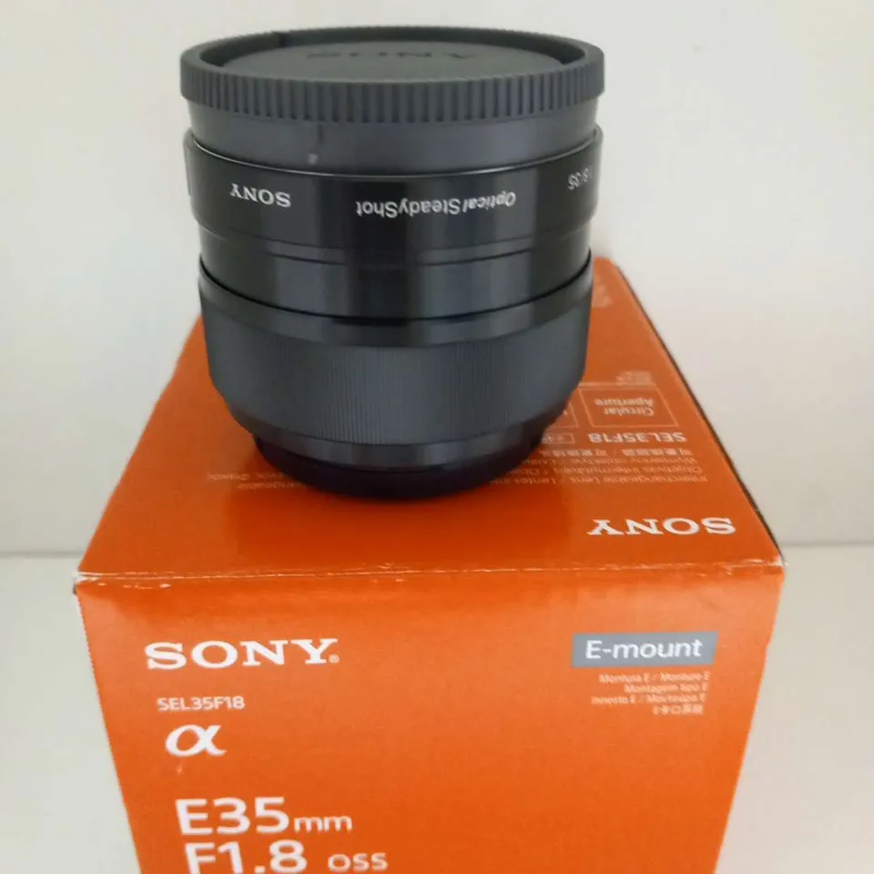 BOXED SONY SEL35F18 E35MM F1.8 OSS LENS