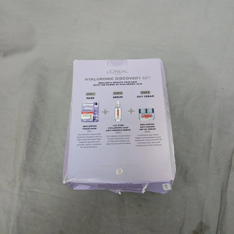 LOREAL PARIS HYALURONIC DISCOVERY GIFT SET