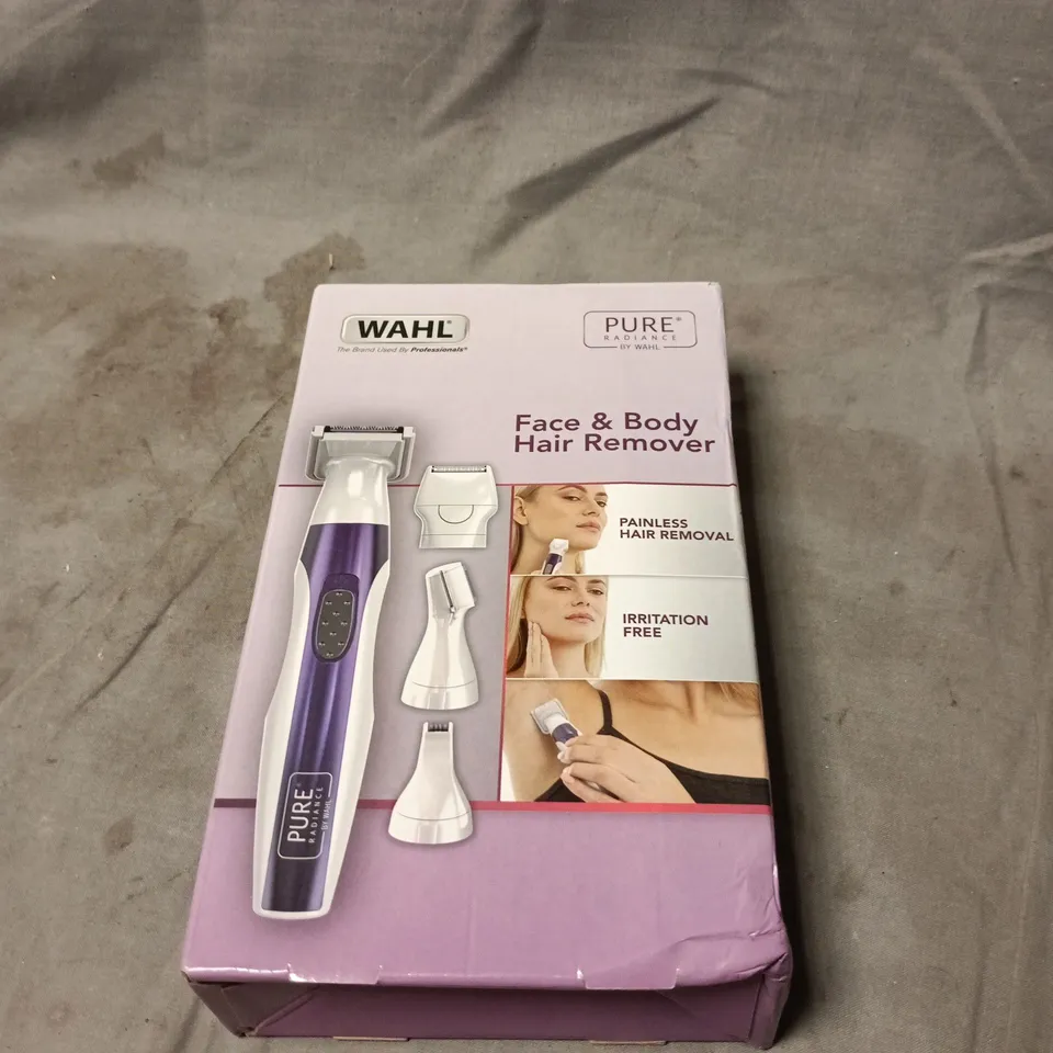 WAHL FACE AND BODY HAIR REMOVER BOXED