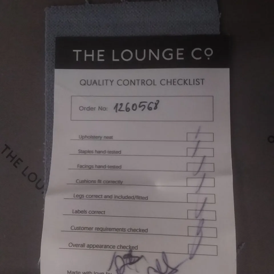 QUALITY BRITISH DESIGNER LOUNGE CO. PALOMA CHAISE END LHF GROUP EARL GREY 