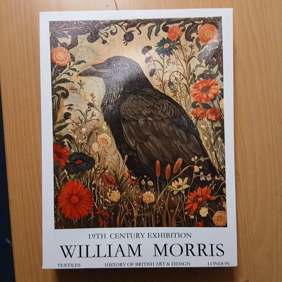 WILLIAM MORRIS CANVAS POSTERS – 19TH CENTURY EXHIBITION (SET OF 3)