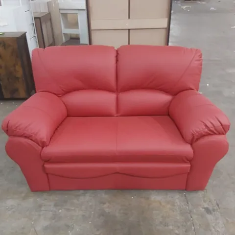 QUALITY DESIGNER DES SOFA LINE HEPPMAN GENUINE LEATHER 2 SEATER LOVESEAT