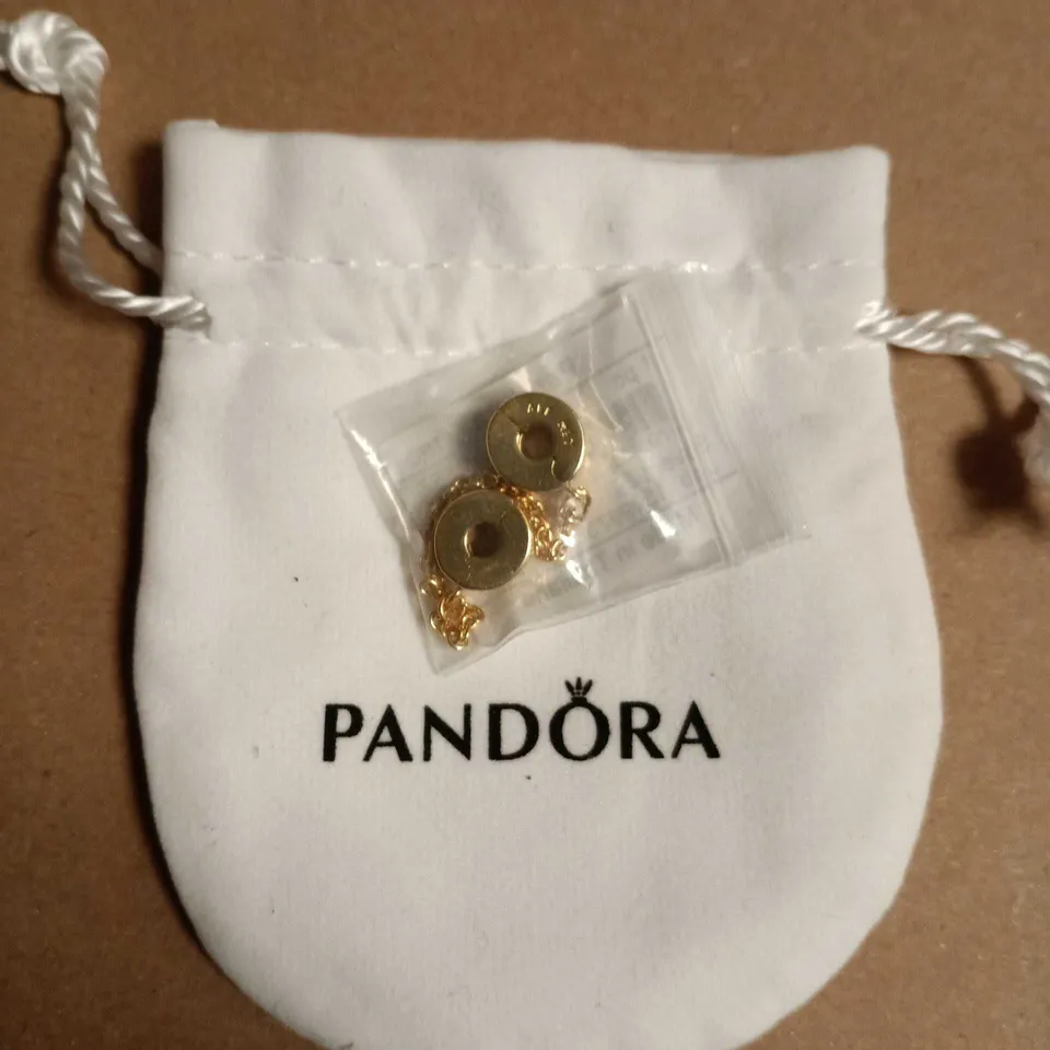 PANDORA GOLD-TONE CLIP CHARM