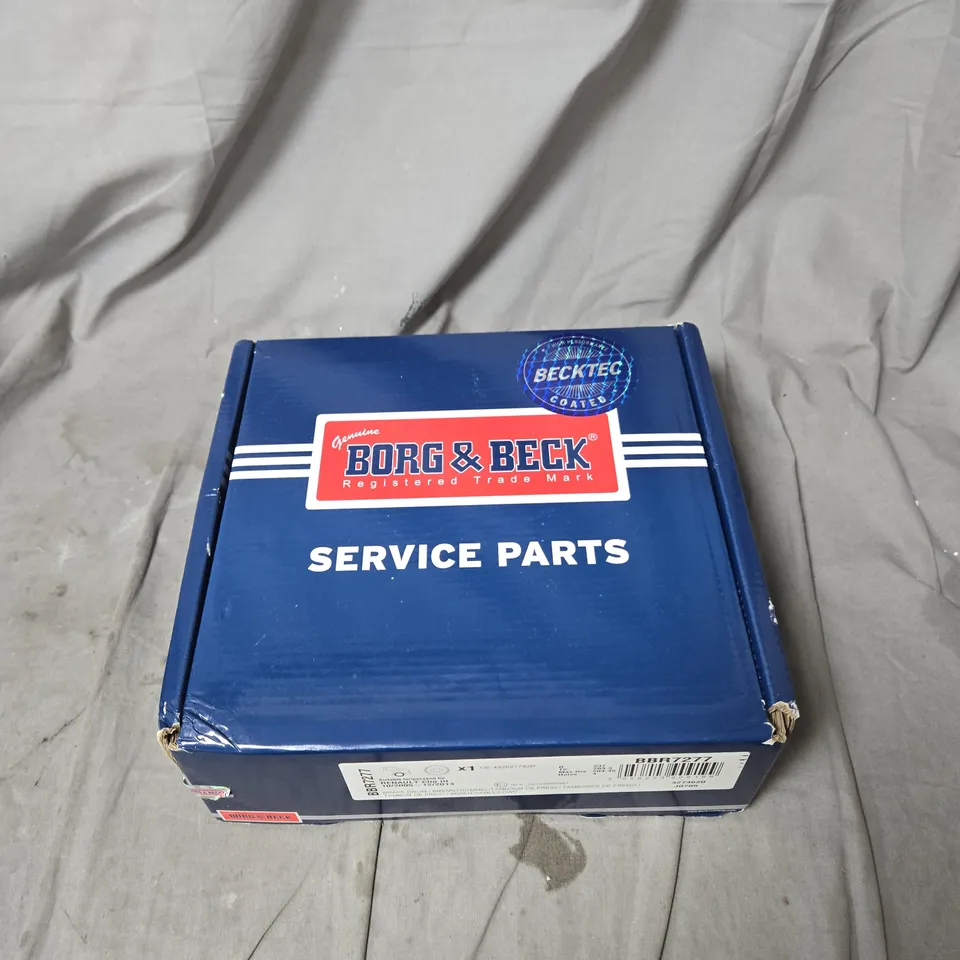 BORG & BECK BECKTEC COATED BRAKE DISC – RENAULT CLIO III 2005–2013, 1X DISC