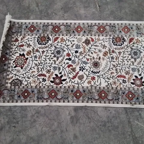 QUALITY DESIGNER AREA RUG - APPROXIMATELY 155CM X 80CM - MULTICOLOURED 