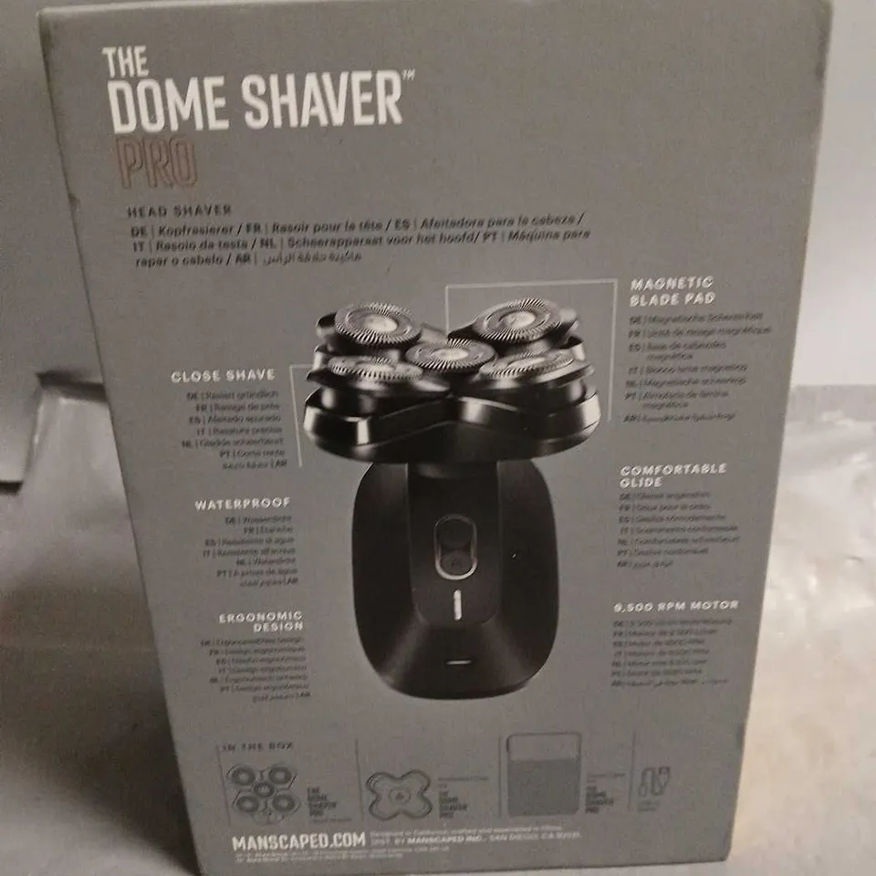 SEALED MANSCAPED THE DOME SHAVER PRO