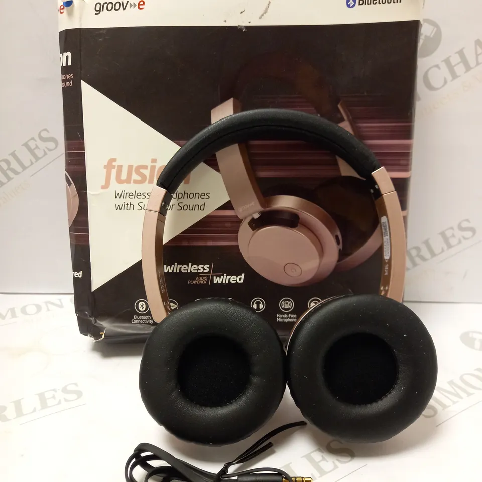 GROOV-E FUSION WIRELESS BLUETOOTH HEADPHONES