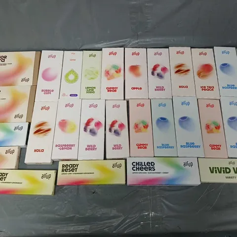 APPROXIMATELY 25 AIR UP BOXES OF VARIOUS FLAVOURS