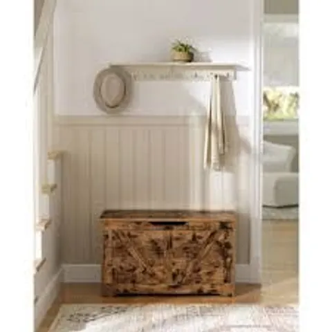 BOXED ZERMATT STORAGE BENCH (1 BOX)