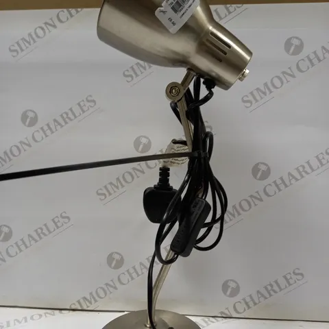 JOHN LEWIS TONY TASK TABLE LAMP - SATIN NICKEL EFFECT