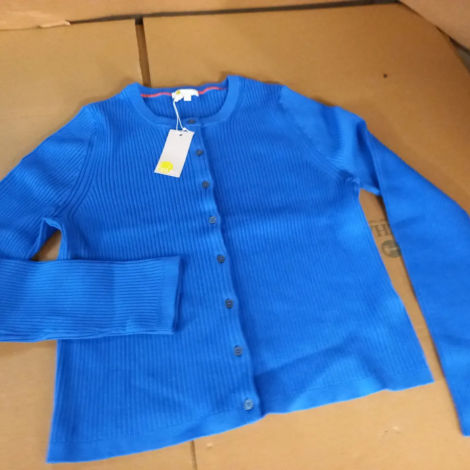 BODEN BLUE BUTTON FRONT TOP - XL