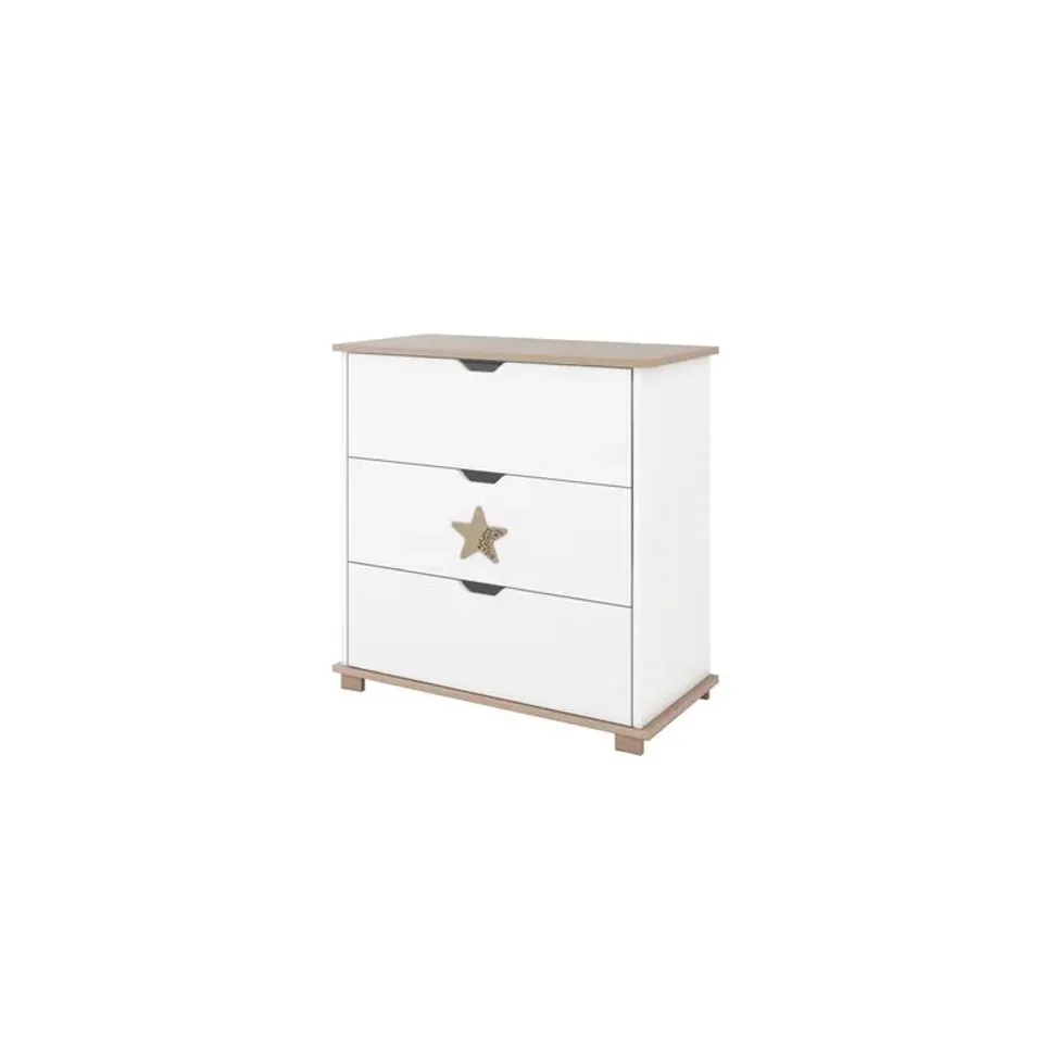 BOXED EPPERSON 3 DRAWERS CHEST OF DRAWERS