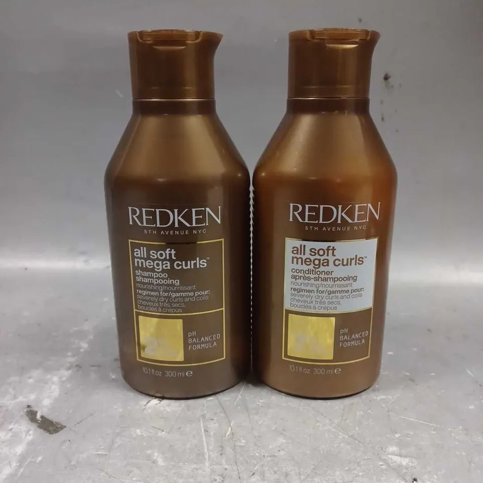 REDKEN ALL SOFT MEGA CURLS DUO SHAMPOO & CONDITIONER 2X300ML