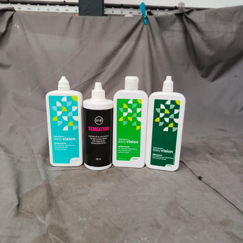 APPROXIMATELY 15 ASSORTED CONTACT LENS SOLUTION PRODUCTS - COLLECTION ONLY 