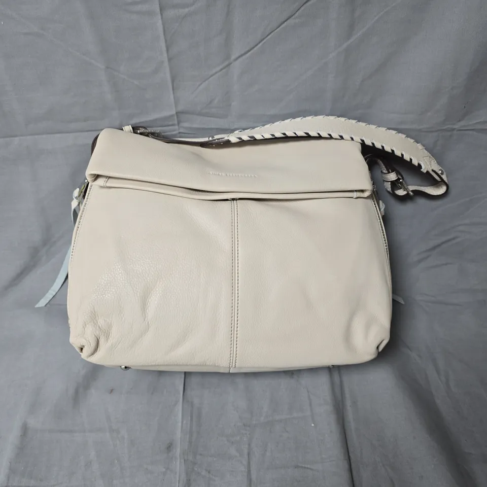 AIMEE KESTENBERG LEATHER SHOULDER BAG – CREAM