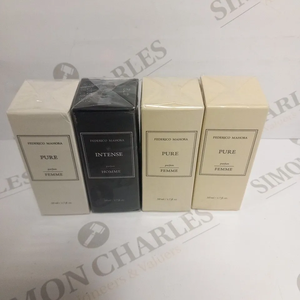 APPROXIMATELY 12 ASSORTED FEDERICO MAHORA PARFUM 50ML FRAGRANCES