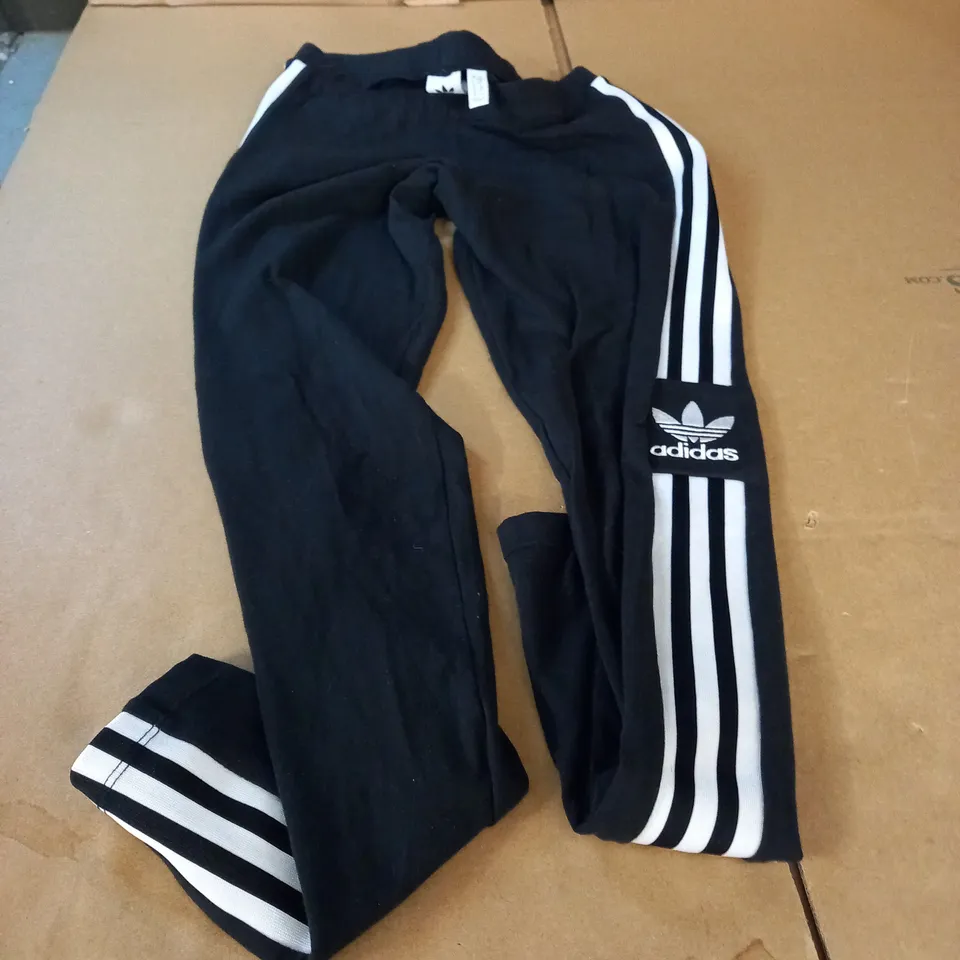 PAIR OF BLACK ADIDAS JOGGERS UK SIZE 10