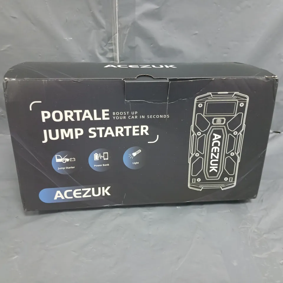 BOXED ACEZUK PORTABLE JUMP STARTER 