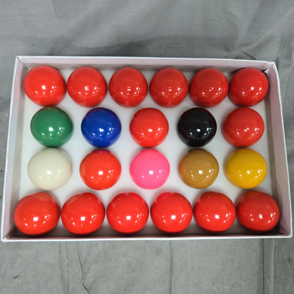 FULL SIZE REGULATION 22 SNOOKER BILLIARD BALL SET 2 1/16"
