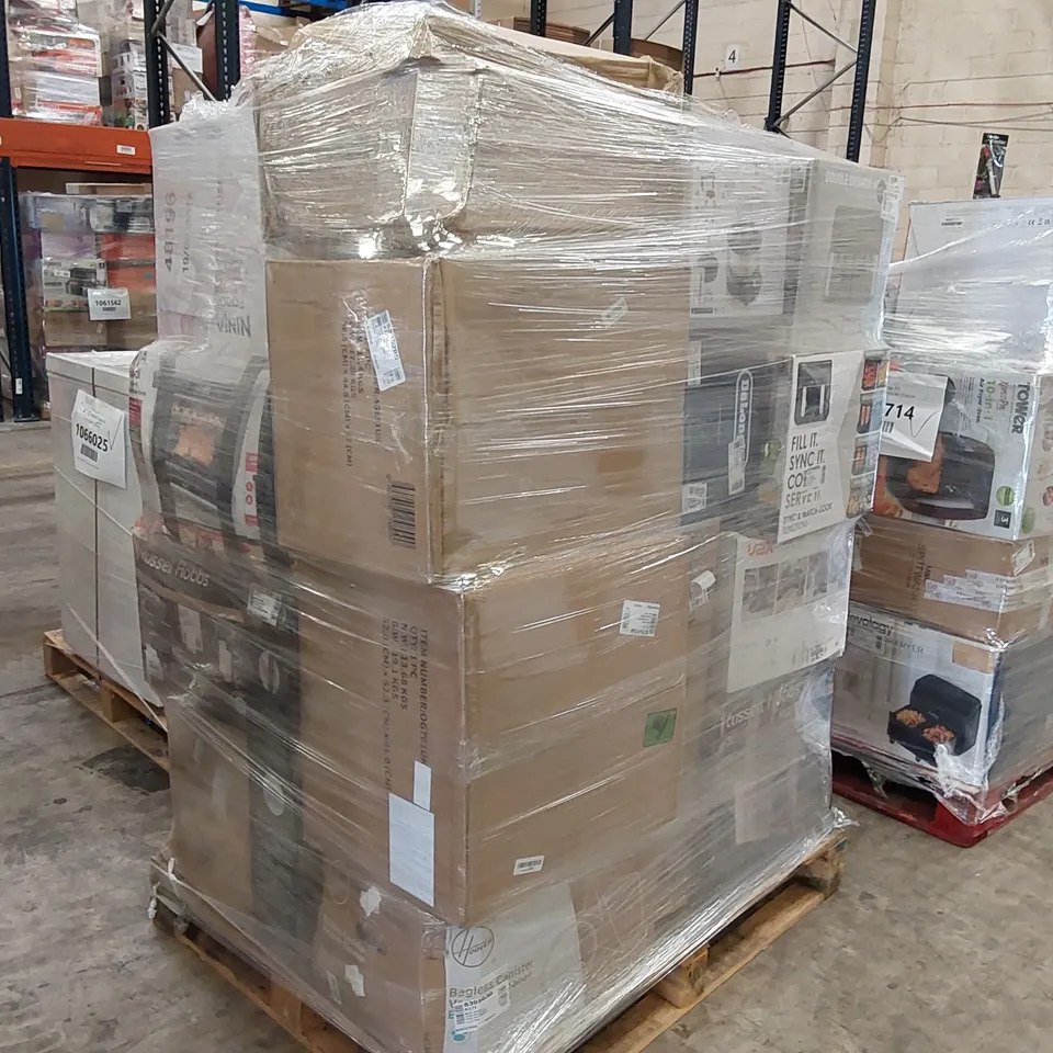 PALLET OF APPROXIMATELY 24 UNPROCESSED RAW RETURN HOUSEHOLD AND ELECTRICAL GOODS TO INCLUDE;