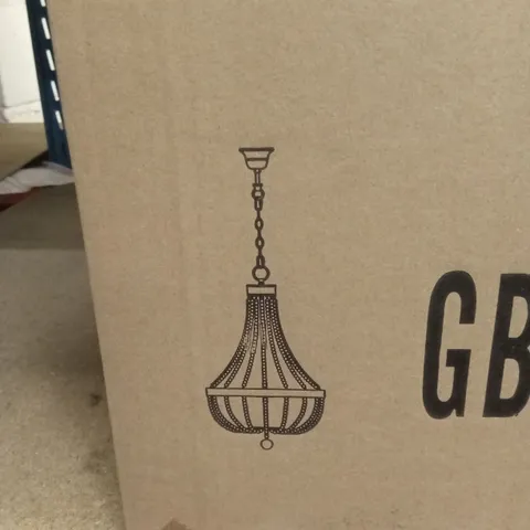 BOXED CADE CHANDELIER LIGHT (1 BOX)