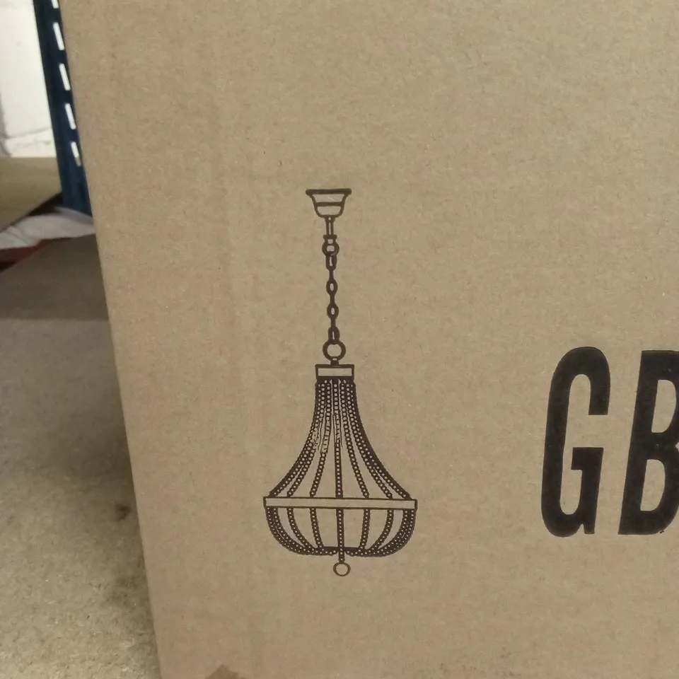 BOXED CADE CHANDELIER LIGHT (1 BOX)