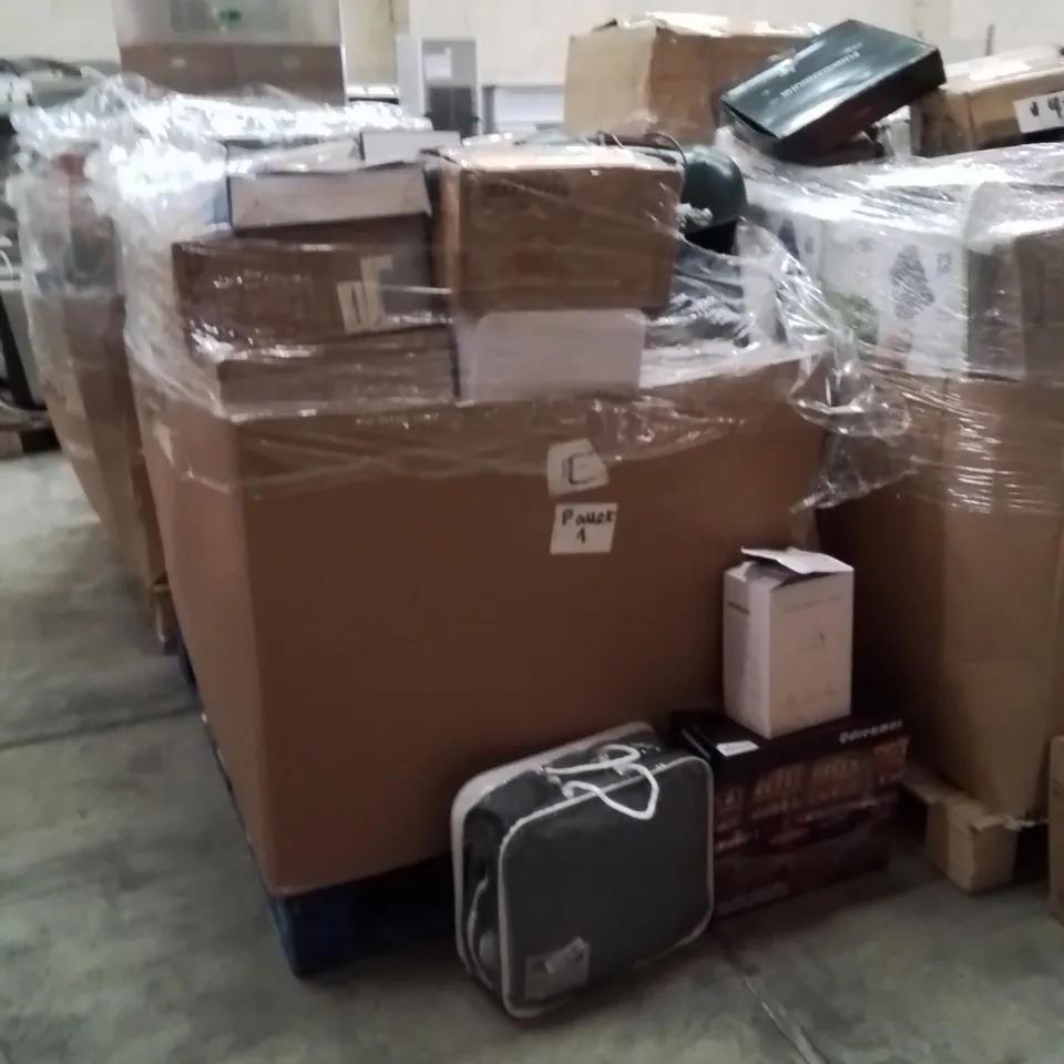 PALLET CONTAINING A LARGE QUANTITY OF ELECTRICAL PRODUCTS TO INCLUDE;TURNTABLE,HEATED BLANKET,CANDLE WARMER LAMP