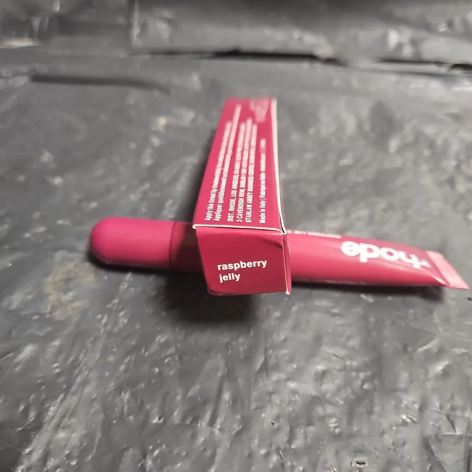 RHODE PEPTIDE LIP TINT IN RASPBERRY JELLY - 10ML, BOXED