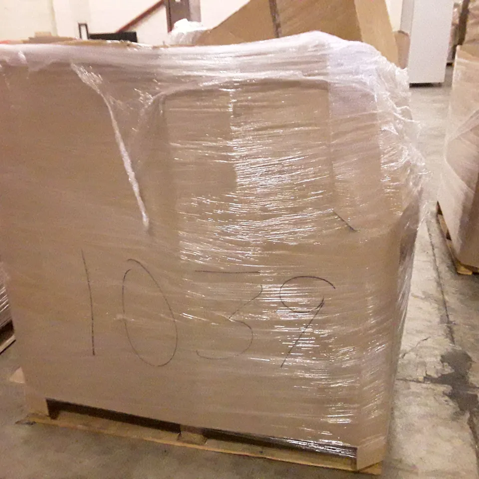 PALLET OF ASSORTED PRODUCTS INCLUDING STOREMIC TOILET SEAT, BOXING SET, TWIN SIZE AIR MATTRESS, ELECTRICAL PATIO HEATER, PIZZA PEEL, 4 PRY BAR SET