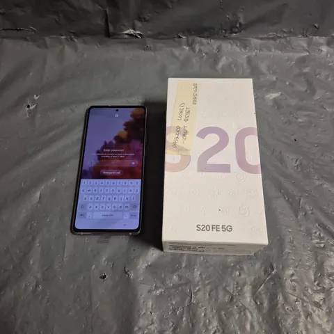 BOXED SAMSUNG GALAXY S20 FE 5G IN CLOUD LAVENDER 128GB