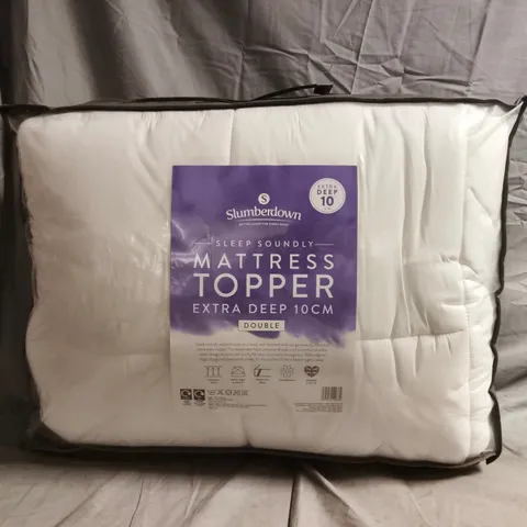 SLUMERDOWN EXTRA DEEP 10CM MATTRESS TOPPER - DOUBLE