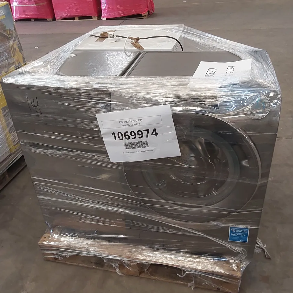PALLET OF APPROXIMATELY 4 UNPROCESSED RAW RETURN WHITE GOODS TO INCLUDE;