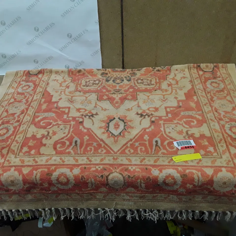 RED/ORANGE RUG 120×180CM