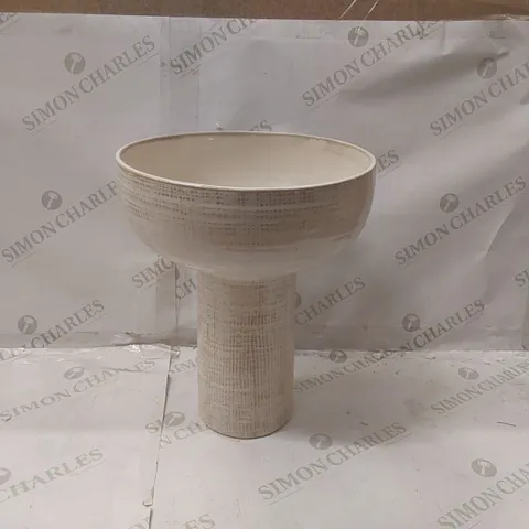 BOXED AWTUMN STONEWARE TABLE VASE 