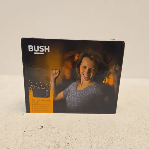 BUSH PORTABLE FM/AM RADIO – BOXED