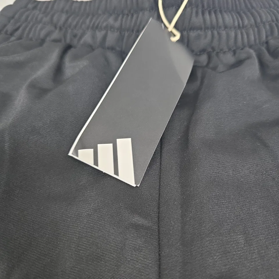 ADIDAS SMALL BLACK TRACKSUIT BOTTOMS TAGGED