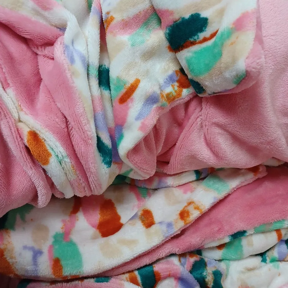 CONFETTI VELVET DUVET PINK DOUBLE