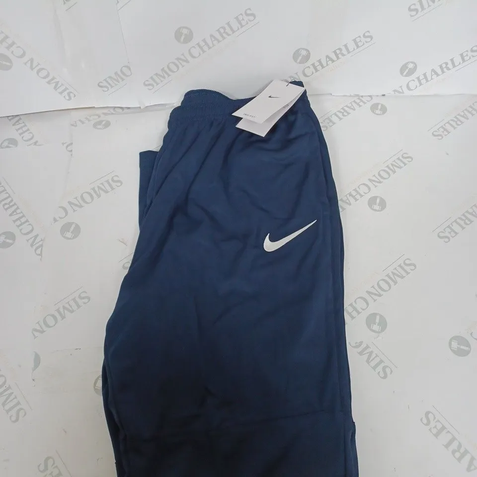 NIKE LOGO DRI-FIT TRACKSUIT BOTTOMS SIZE L