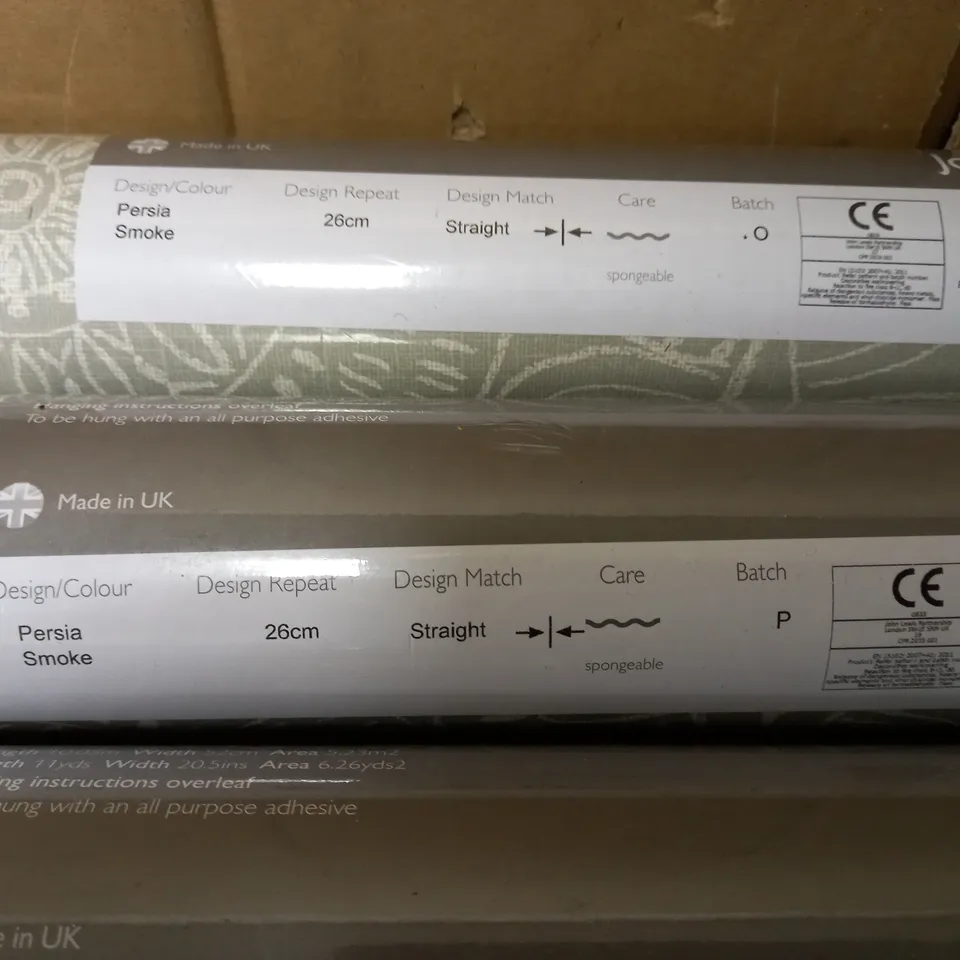 JOHN LEWIS PERSIA SMOKE WALLPAPER 4 ROLLS 