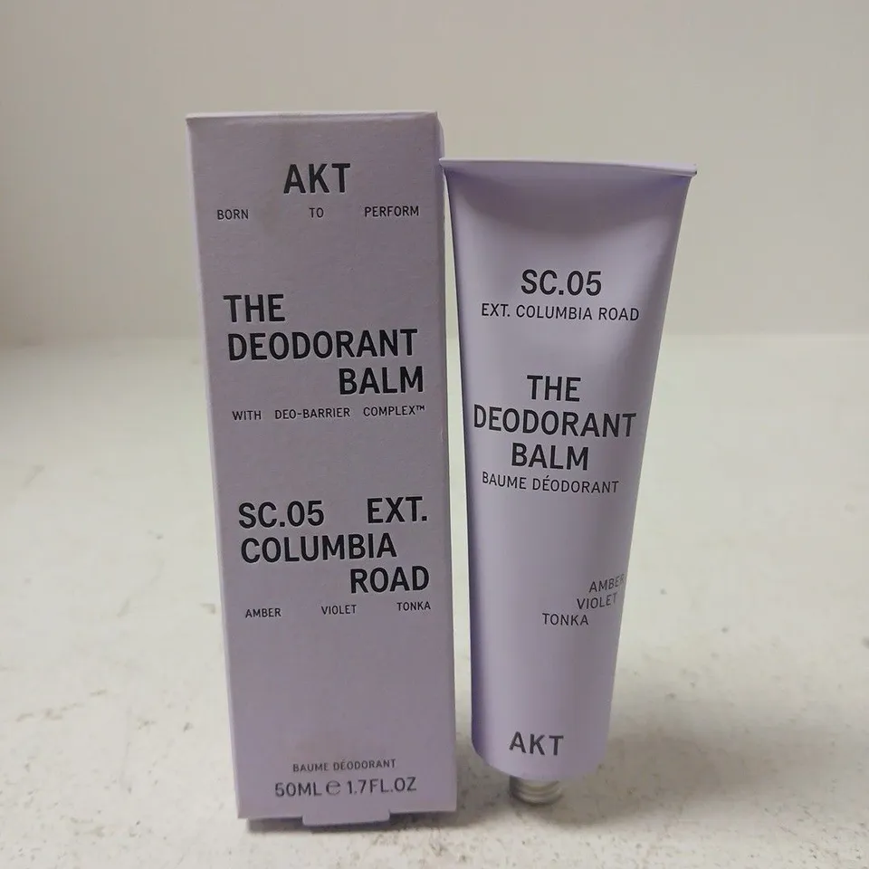 BOXED AKT THE DEODORANT BALM SC.05 EXT. COLUMBIA ROAD – AMBER VIOLET TONKA, 50 ML