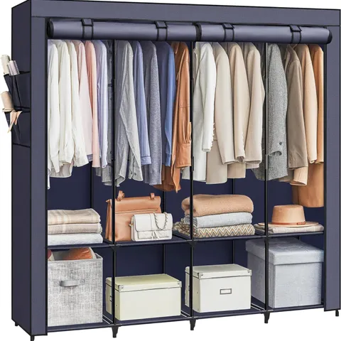 BOXED SONGMICS CLOTHES WARDROBE, PORTABLE CLOSET